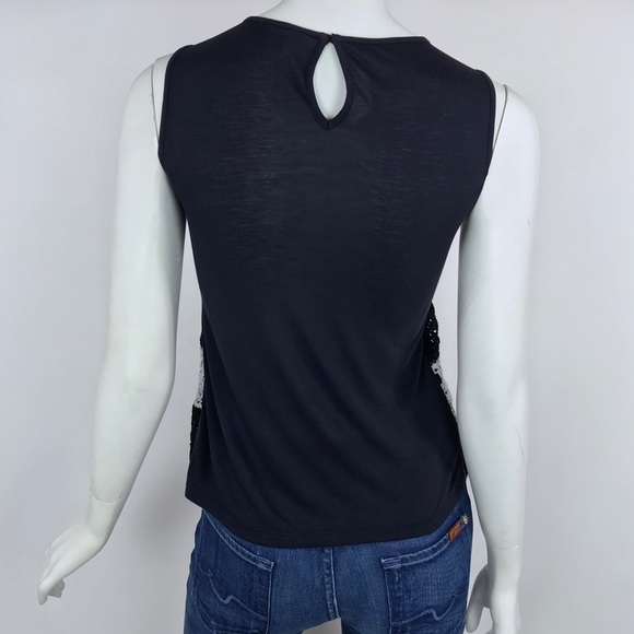 NEW {Ann Taylor} Petite Crochet Striped Tank - Picture 5 of 8